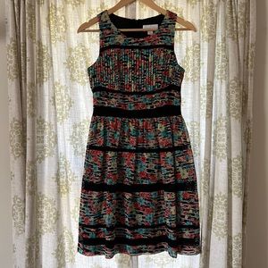 Jessica Simpson floral black lace